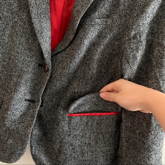 Tweed Gap blazer - lined, pockets - Picture 3 of 4